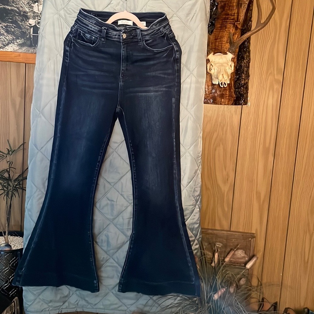 KanCan dark wash high rise.